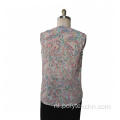 Dames Blouse Vest Mouwloos